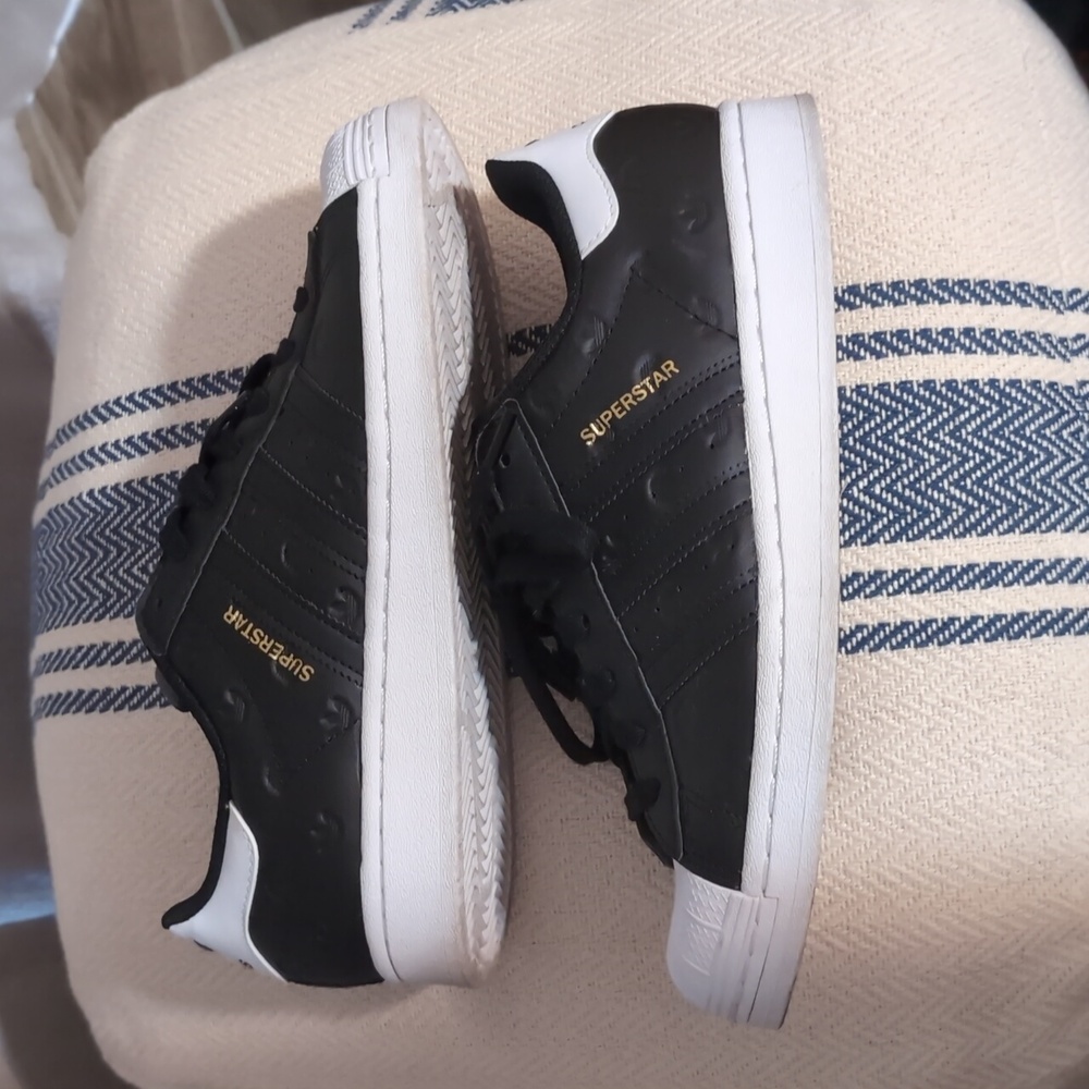 Adidas Originals Superstar sneakers in black - Picture 5 of 6